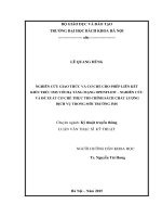 Nghiên cứu giao thức và cơ chế cho phép liên kết kiến trúc IMS với hạ tầng 