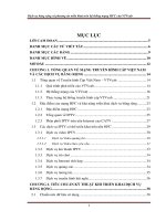 Dịch vụ băng rộng và phương án triển khai trên hệ thống mạng HFC của 