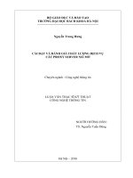 Cài đặt và đánh giá chất lượng dịch vụ các proxy server mã mở 