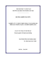 Nghiên cứu và phát triển thuật toán đồng bộ thời gian trong mạng cảm biến 