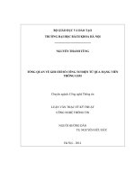 Tổng quan về ghi chỉ số công tơ điện tử qua mạng viễn thông GSM  