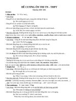 đề cương ôn tập tiếng anh 12