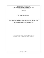 Tìm hiểu về mạng công nghiệp  áp dụng vào hệ thống thi sát hạch lái 
