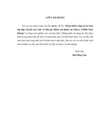 Hoàn thiện công tác kế toán tập hợp chi phí sản xuất và tính giá thành sản phẩm tại công ty TNHH Nam Phong