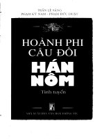 hHoàng phi câu đối hán nôm