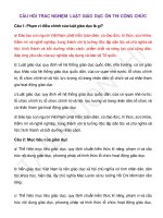 CÂU HỎI TRẮC NGHIỆM LUẬT GIÁO DỤC ÔN THI CÔNG CHỨC