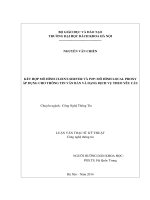 Kết hợp mô hình client server và p2p mô hình local proxy áp dụng cho 