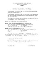 Mẫu biên bản thu hồi hóa đơn 2017