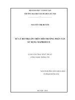 Xử lý đồ thị lớn trên môi trường phân tán sử dụng mapreduce 