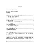 Hệ thống Kiểm soát nội bộ chu trình bán hàng – thu tiền tại Công ty Cổ phần Thiết bị Việt
