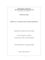 Nghiên cứu và đánh giá chuẩn mã hóa video HEVC 