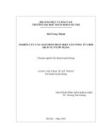 Nghiên cứu các giải pháp phát hiện tấn công từ chối dịch vụ ở lớp mạng  