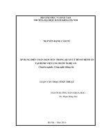 Áp dụng điện toán đám mây trong quản lý hồ sơ bệnh án tại bệnh viện ung bướu nghệ an 