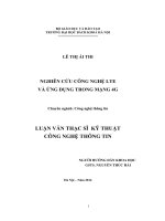 Nghiên cứu công nghệ LTE và ứng dụng trong mạng 4g  