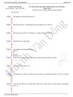 đề thi thử môn toán 2017 trường THPT chuyên đại học sư phạm hà nội lần 1