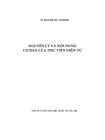 Nguyên lý và nội dung cơ bản của thư viện điện tử 