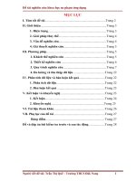 Đề tài nghiên cứu khoa học sư phạm ứng dụng   SỬ DỤNG PHƯƠNG PHÁP TRỰC QUAN KẾT HỢP DẠY HỌC TÍCH CỰC TRONG GIẢNG DẠY CHƯƠNG  HÔ HẤP SINH HỌC 8