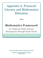 Appendix A: Financial  Literacy and Mathematics Education