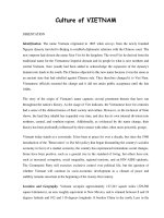 Culture of vietnam in best