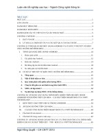 Kiến trúc hướng mô hình (model driven) trong xây dựng phần mềm nhúng trên hệ điều hành android – đánh giá độ tin cậy và tính đáp ứng của kiến trúc phần mềm  