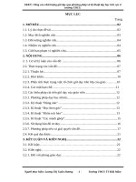 SKKN SKKN: Nâng cao chất lượng giờ dạy qua phương pháp và kỹ thuật dạy học tích cực ở trường THCS.