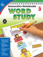 interactive notebook word study grade 3  