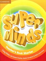 Super minds starter teacher s book  