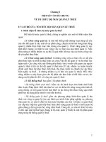 Tài liệu Một số vấn đề chung về tổ chức bộ máy quản lý thuế