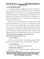 Một số biện pháp quản lí hoạt động dạy  học ở trường Tiểu học