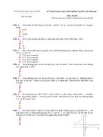 đề thi thử môn toán 2017 sở giáo dục đào tạo hà nội