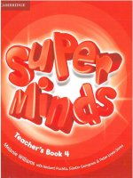 Super minds 4 teachers book  
