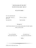 THIẾT KẾ BỘ CHỈNH LƯU CẦU BA PHA KHÔNG ĐỐI XỨNG ĐIỀU KHIỂN ĐỘNG CƠ MỘT CHIỀU