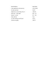 LUẬN văn THẠC sĩ KINH tế CHÍNH TRỊ   PHÁT TRIỂN DU LỊCH SINH THÁI bền VỮNG ở HUYỆN BA vì, THÀNH PHỐ hà nội