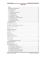 Đánh giá điều kiện ĐCTV vùng thành phố Hòa Bình, tỉnh Hòa Bình. Lập phương án điều tra đánh giá chi tiết kết hợp khai thác nước dưới đất phục vụ cung cấp nước cho thành phố Hòa Bìnhvới lưu lượng Q =4000m3ngày,thời gian thi công phương án 12 tháng