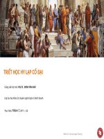 Thuyết trình triết học hy lạp cổ đại 