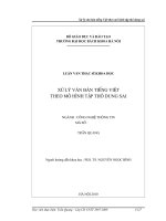 Xử lý văn bản tiếng việt theo mô hình tập thô dung saii 