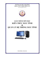 Giáo trình Kiến trúc máy tính và Quản lý hệ thống máy tính