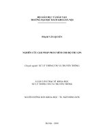 Nghiên cứu giải pháp phầm mềm cho bộ thu GPS 