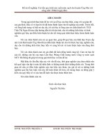 Đồ án tốt nghiệp: Cải tiến quy trình sản xuất nước sạch cho huyện Ứng Hòa với công suất 1500m3ngày.đêm