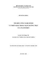 Tìm hiểu công nghệ DWDM và triển khai trong mạng đường trục của ngành điện 