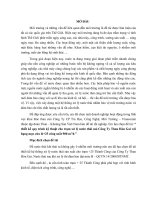 Thiết kế quy trình kỹ thuật cho trạm xử lý nước thải mỏ Công Ty Than Hòn Gai với hạng mục cửa lò+25 công suất 900 m3h