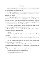 Đặc điểm chất lượng cát trắng khu vực Quảng Trạch,  Quảng Bình và định hướng sử dụng