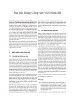 Đại hội đảng cộng sản việt nam XII