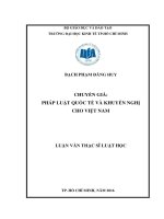 Chuyển giá pháp luật quốc tế và khuyến nghị cho việt nam 