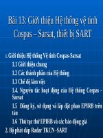 Bai 12  bài giảng GOC he thong ve tinh COSPAS SARSAT   SART (20091220)