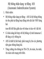 bài giảng GOC He thong tu dong AIS