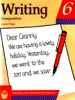 Macmillan foundation skills writing composition 6 students book