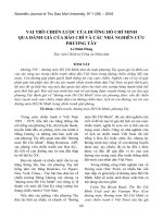 VAI TRÒ CHIẾN LƯỢC CỦA ĐƯỜNG HỒ CHÍ MINH  QUA ĐÁNH GIÁ CỦA BÁO CHÍ VÀ CÁC NHÀ NGHIÊN CỨU PHƯƠNG TÂY