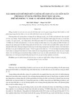 XÁC ĐỊNH GIẢN đồ PHÂN bố và HẰNG số AXIT của các dẫn XUẤT PHENOLIC sử DỤNG PHƯƠNG PHÁP TRẮC QUANG, PHỔ mô PHỎNG 13c NMR và mô HÌNH THỐNG kê đa BIẾN