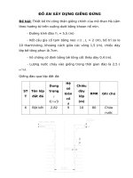 Đồ án xây dựng giếng đứng: Thiết kế thi công thân giếng chính của mỏ than Hà Lầm theo hướng từ trên xuống dưới bằng khoan nổ mìn
